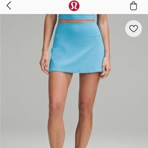 NWT Lululemon Align High Rise Mini Skirt Sz 4 Kayak Blue Light